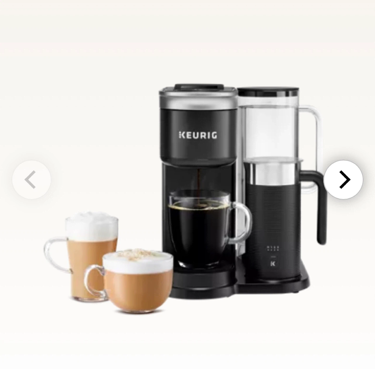 Smart Keurig Coffee Maker with Milk Frother