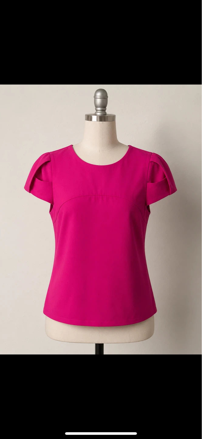 Zara Basic Fushia Top Size XS