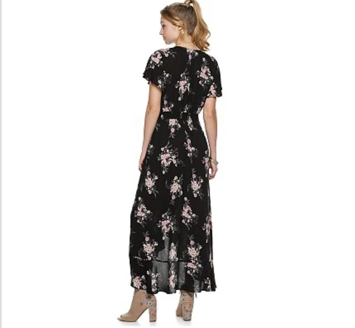 American Rag Floral Faux Wrap Maxi Dress - photo 4