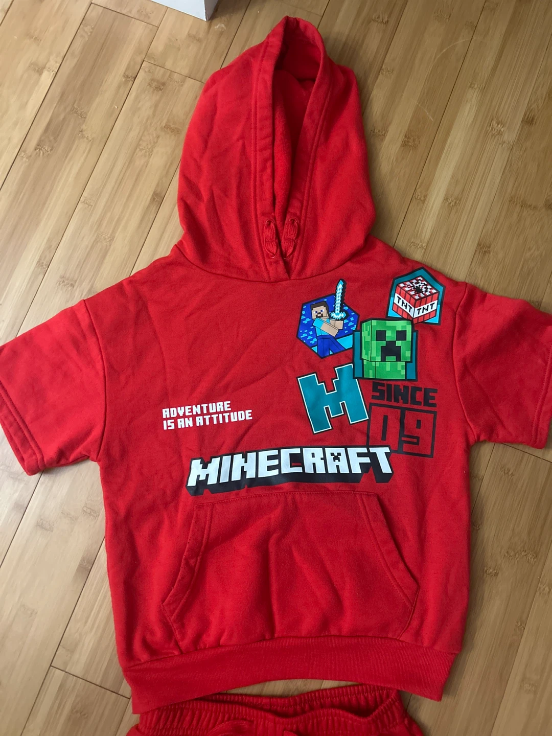 Minecraft Hoodie and Shorts Set - photo 2