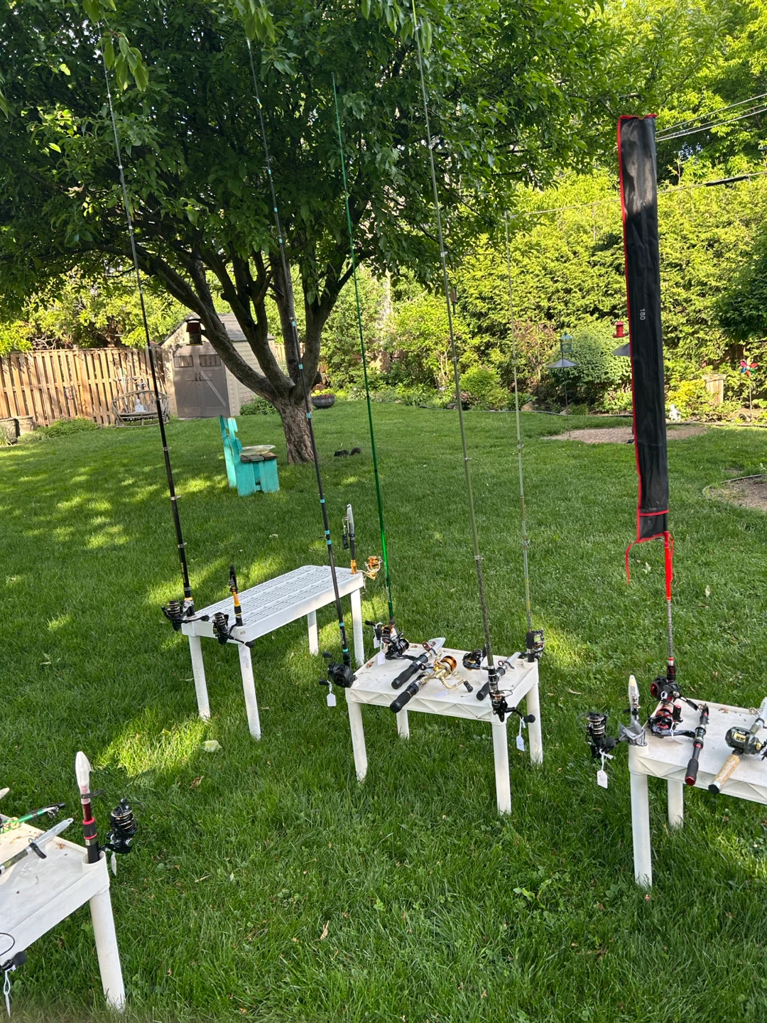 Assorted Fishing Rods and Reels