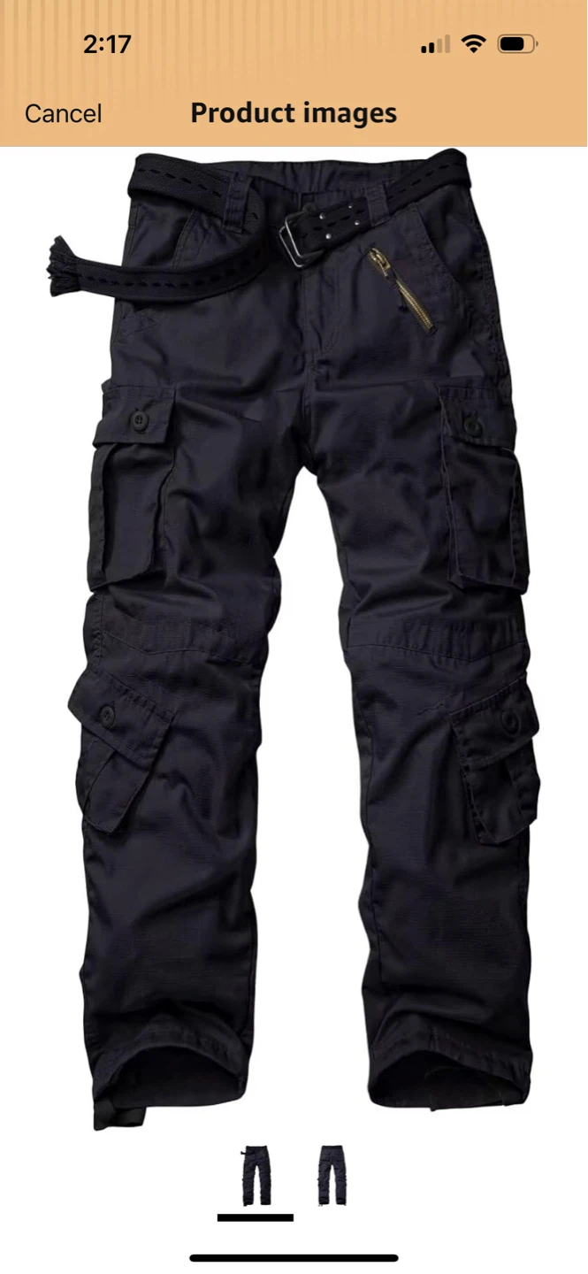 FREE AKARMY Womens Cargo Pants