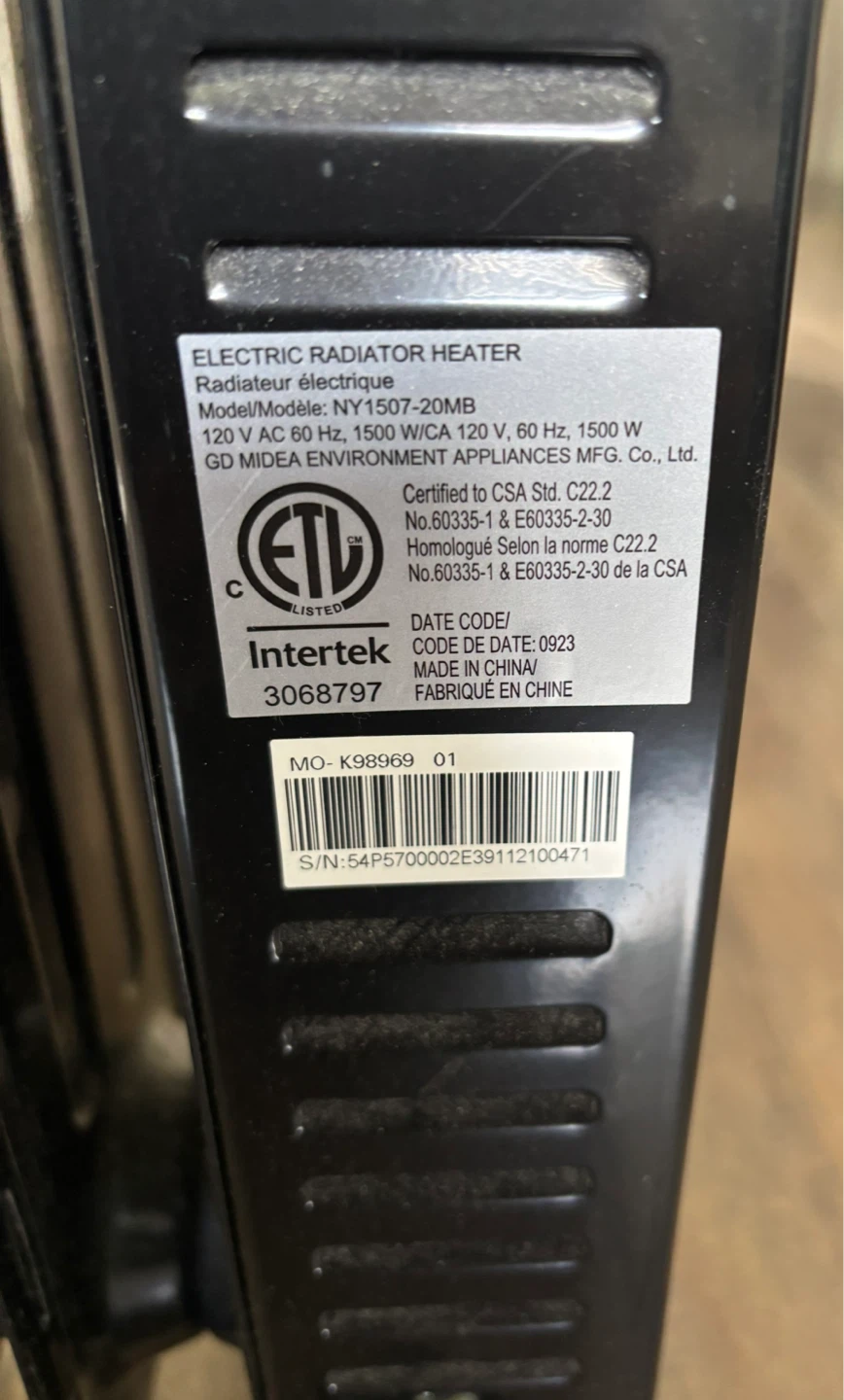 Electric Radiator Room Heater for Sale - photo 3