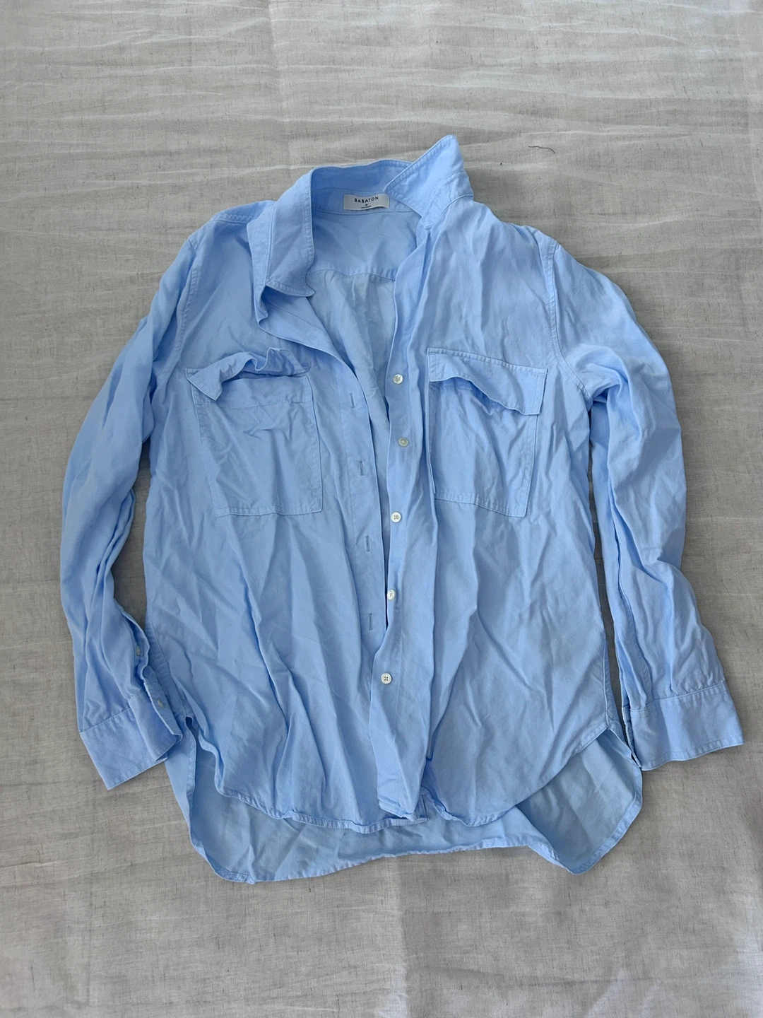 BABATON Light Blue Button-Up Shirt - Size M
