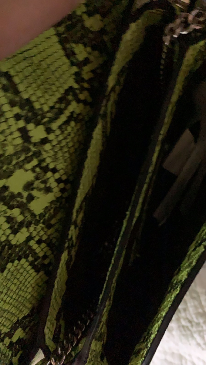 Neon Snakeskin Crossbody Bag - photo 2