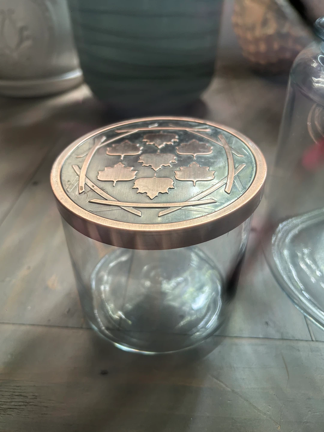 Set of 4 Glass Jars - great for organizing and storage! - photo 3