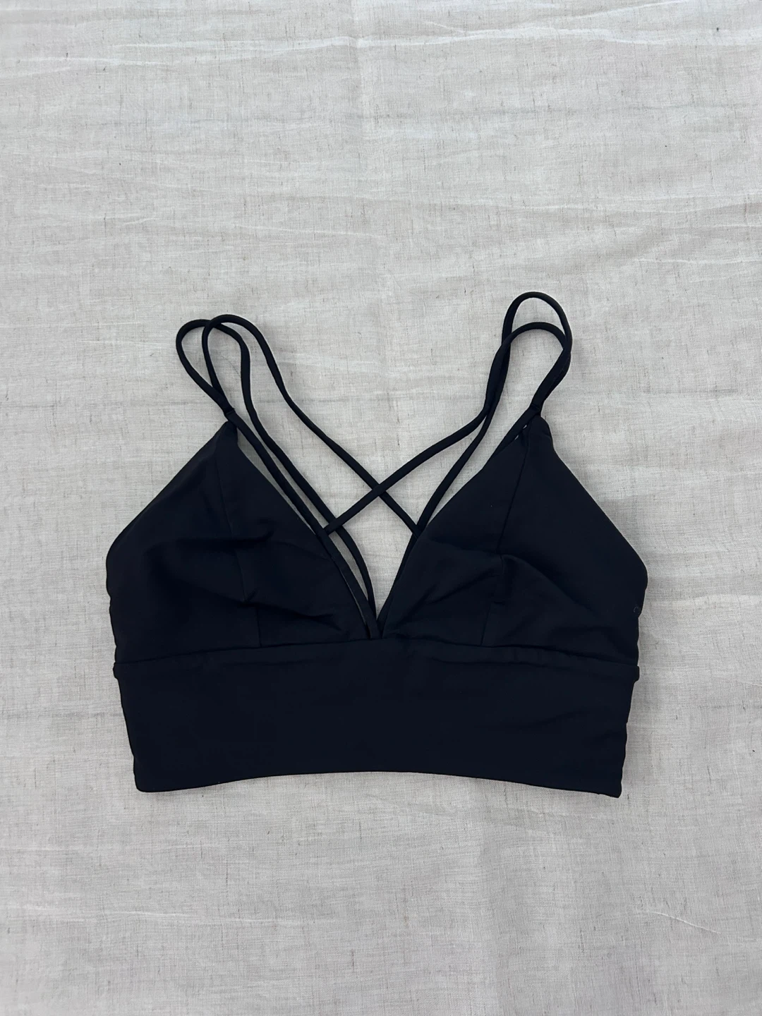 Lululemon Black Strappy Bralette - photo 2