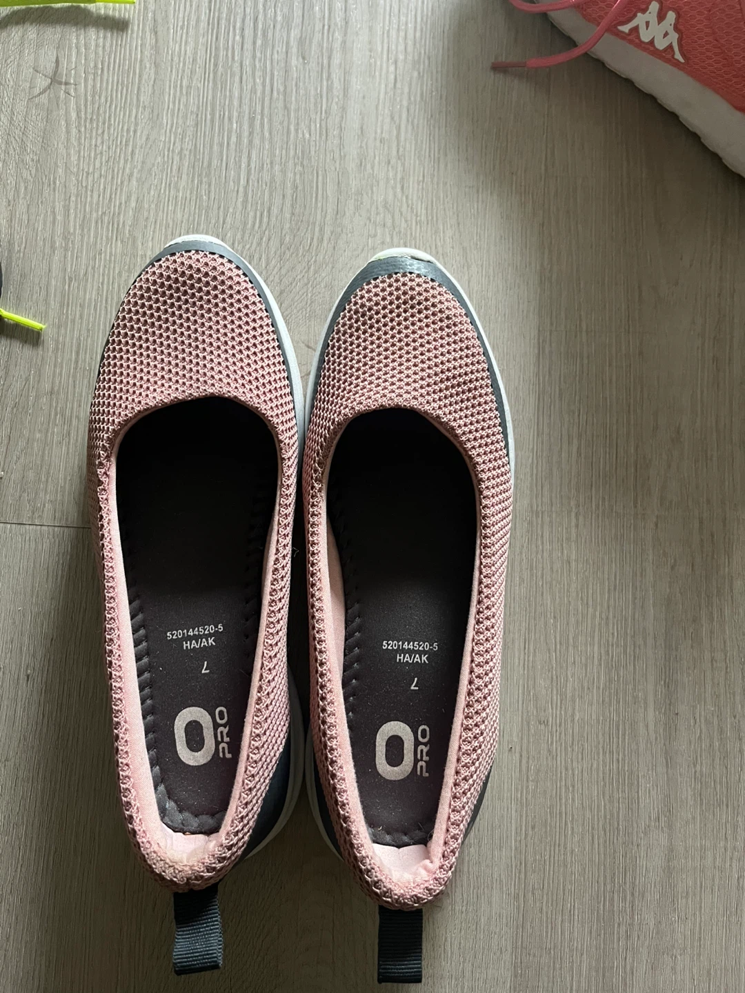 PRO women's pink slip-on shoes size 7