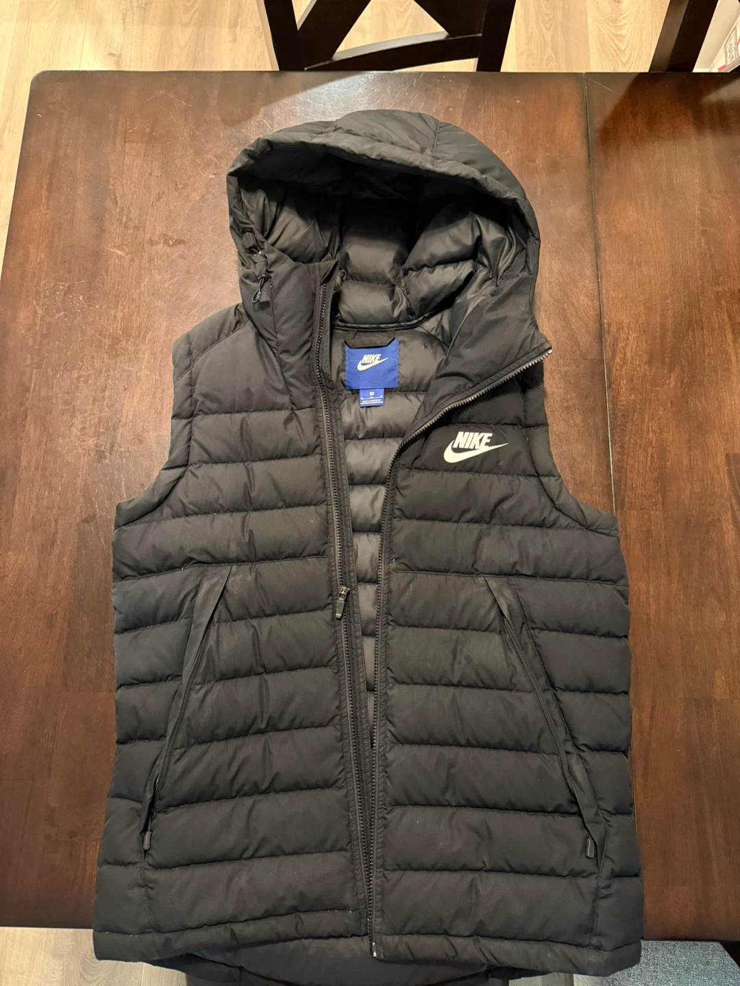 Nike Down Fill Hooded Vest - Black