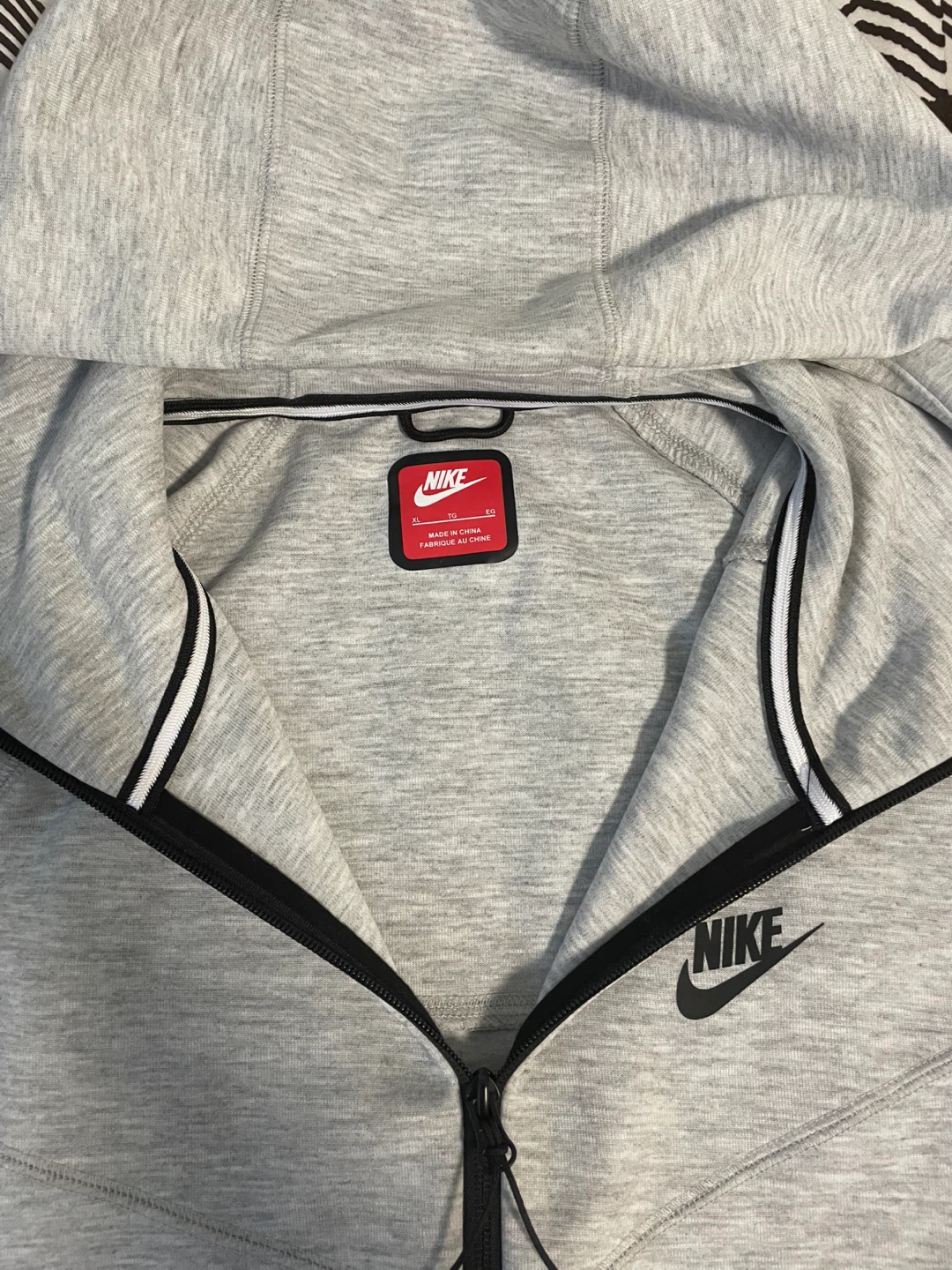 Nike Tech Fleece Full-Zip Hoodie & Joggers Set Grey - photo 3