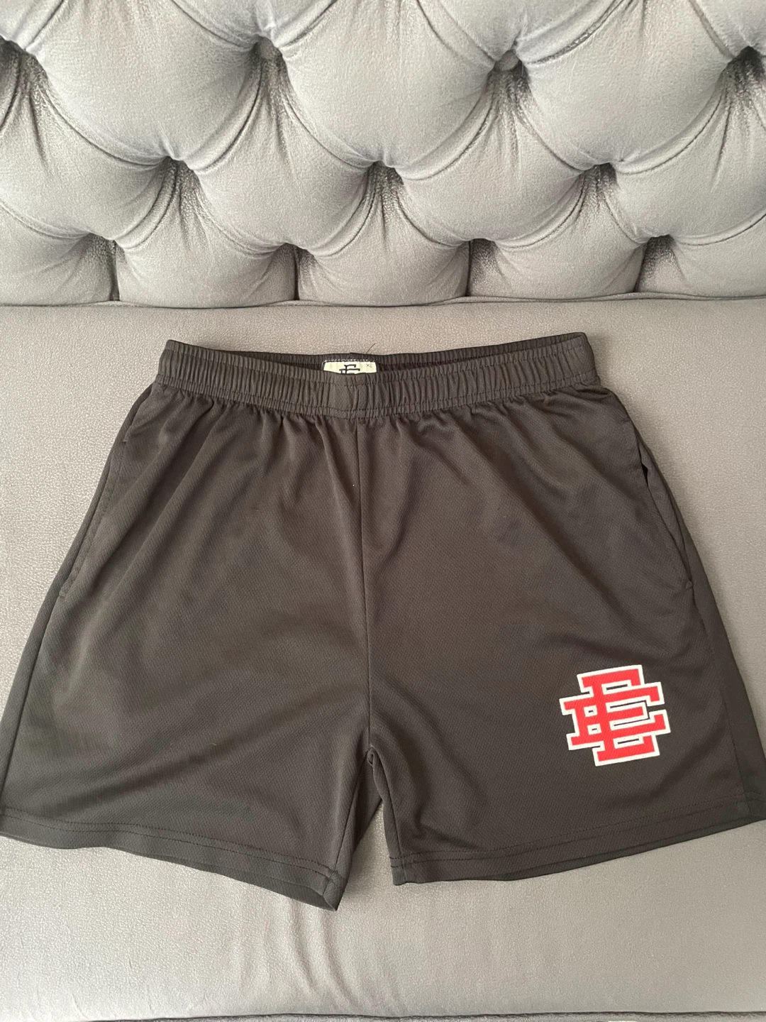 Eric Emmanuel  Black Mesh Shorts XL