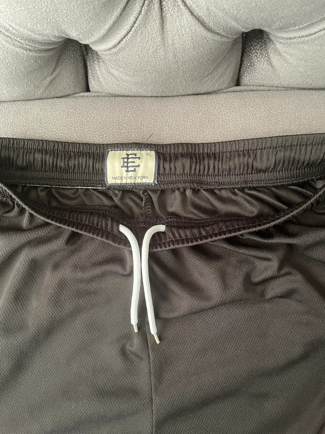 Eric Emmanuel  Black Mesh Shorts XL - photo 3
