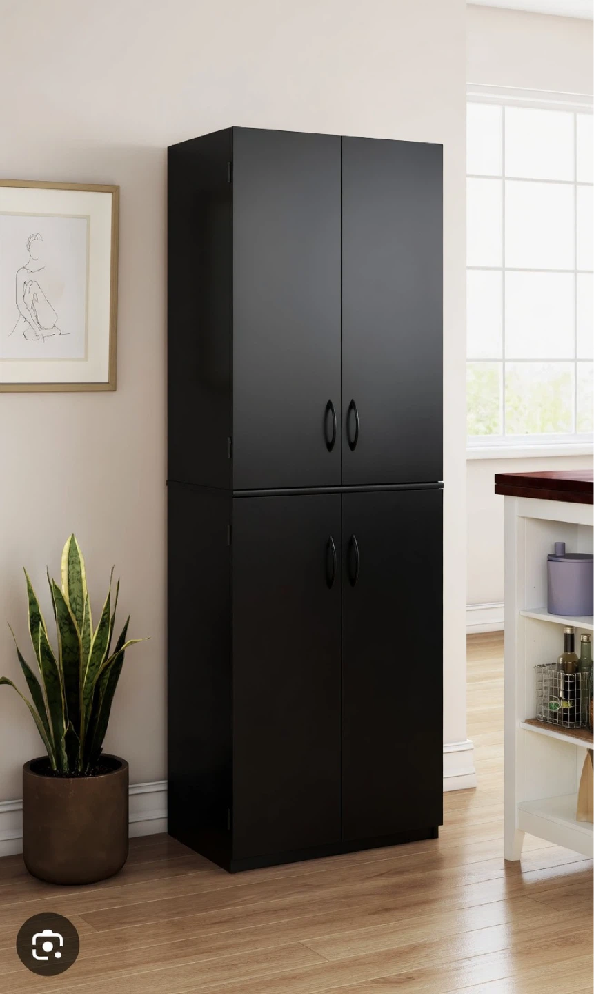 Tall Storage Cabinet with Double Doors - photo 2