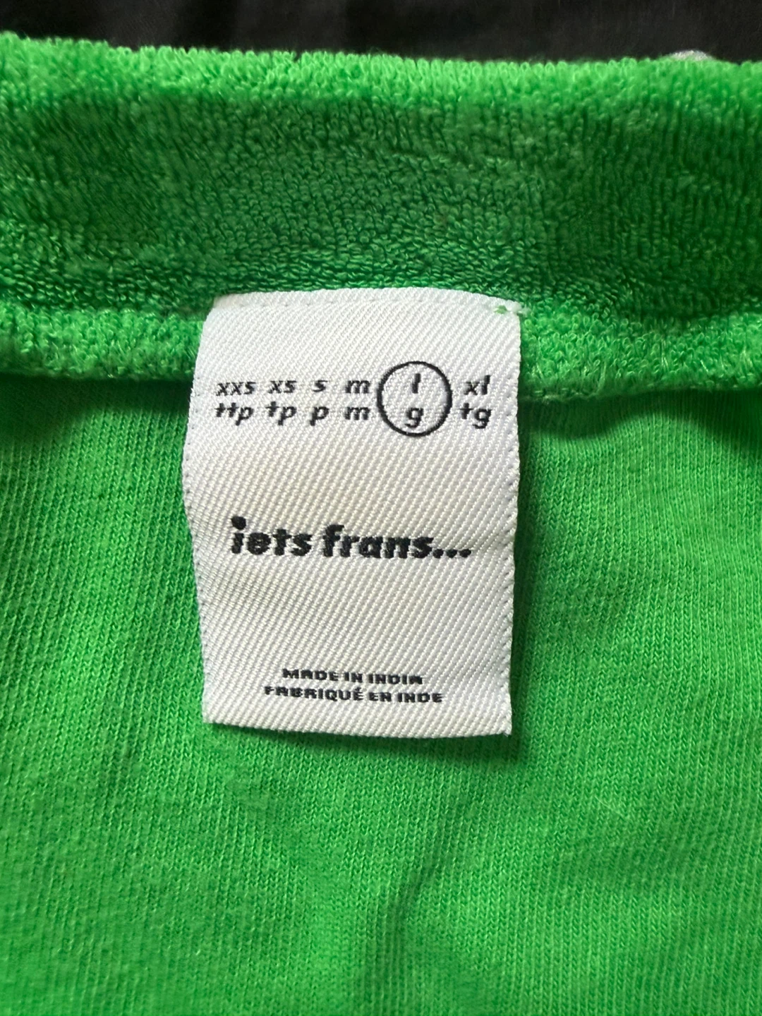 Iets Frans... Green Terry Cloth Skirt - photo 3