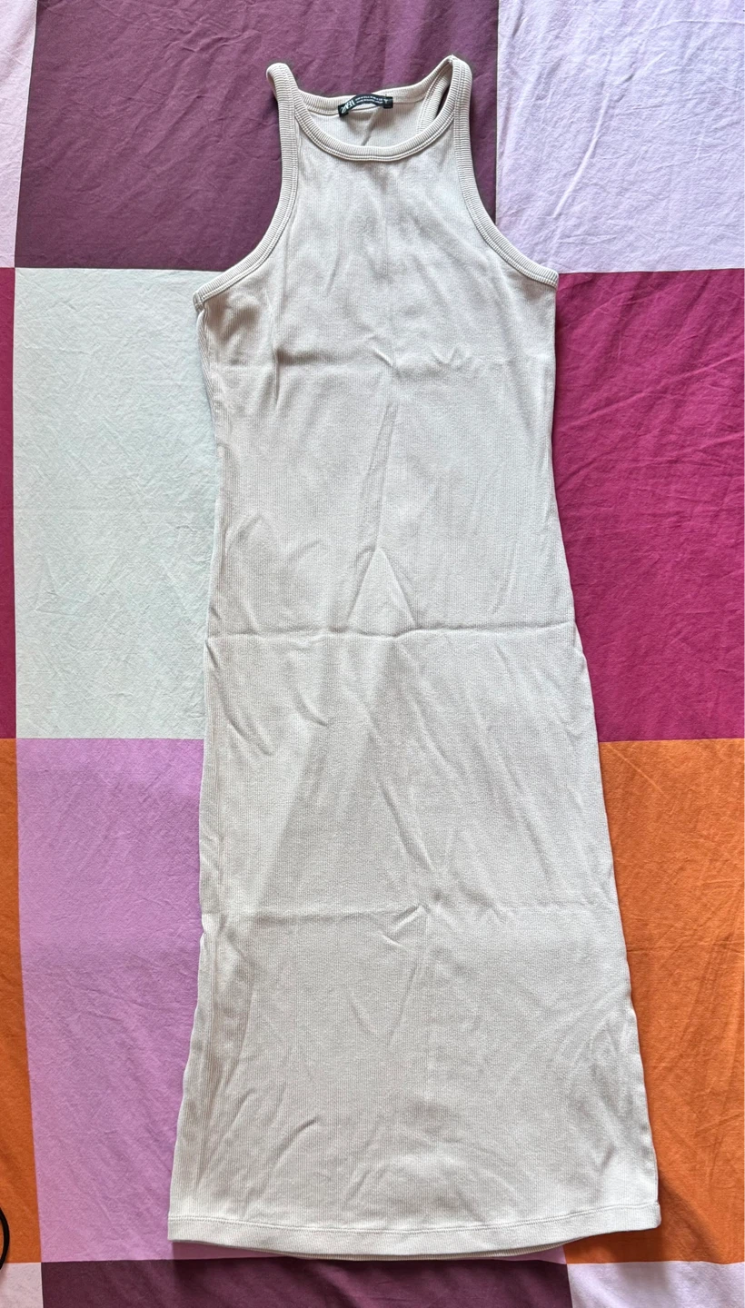 Zara Ribbed Tank Dress
