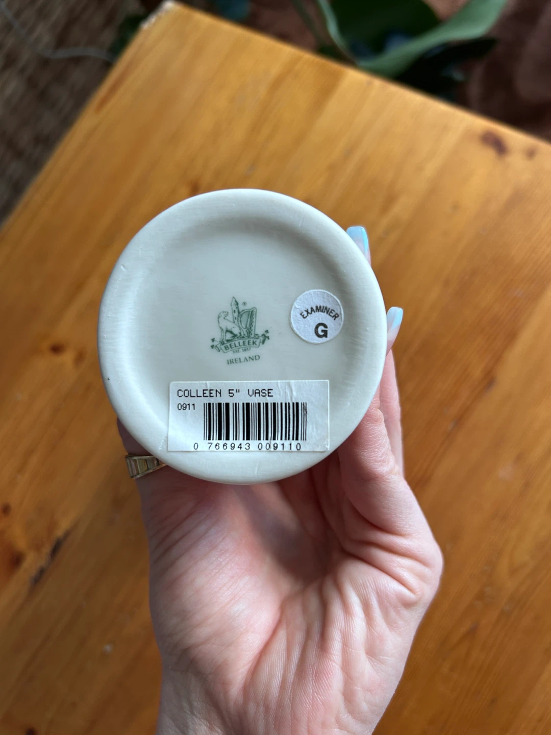 Belleek Colleen 5" Urse Vase - photo 4