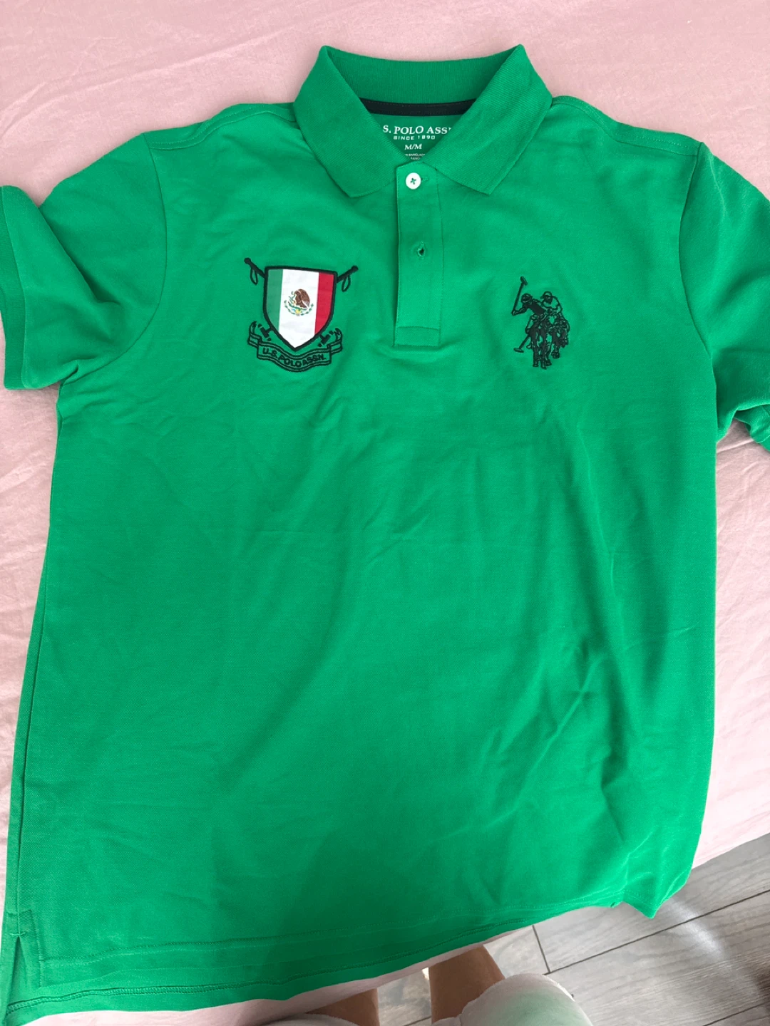 U.S. Polo Assn. Green Polo Shirt - Medium