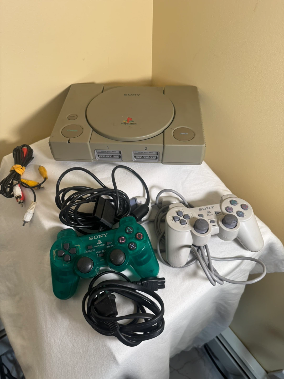 Sony PlayStation 1 Console with Controllers