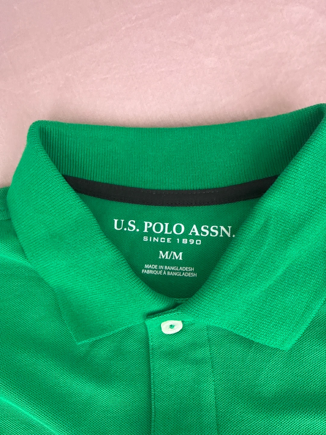 U.S. Polo Assn. Green Polo Shirt - Medium - photo 2