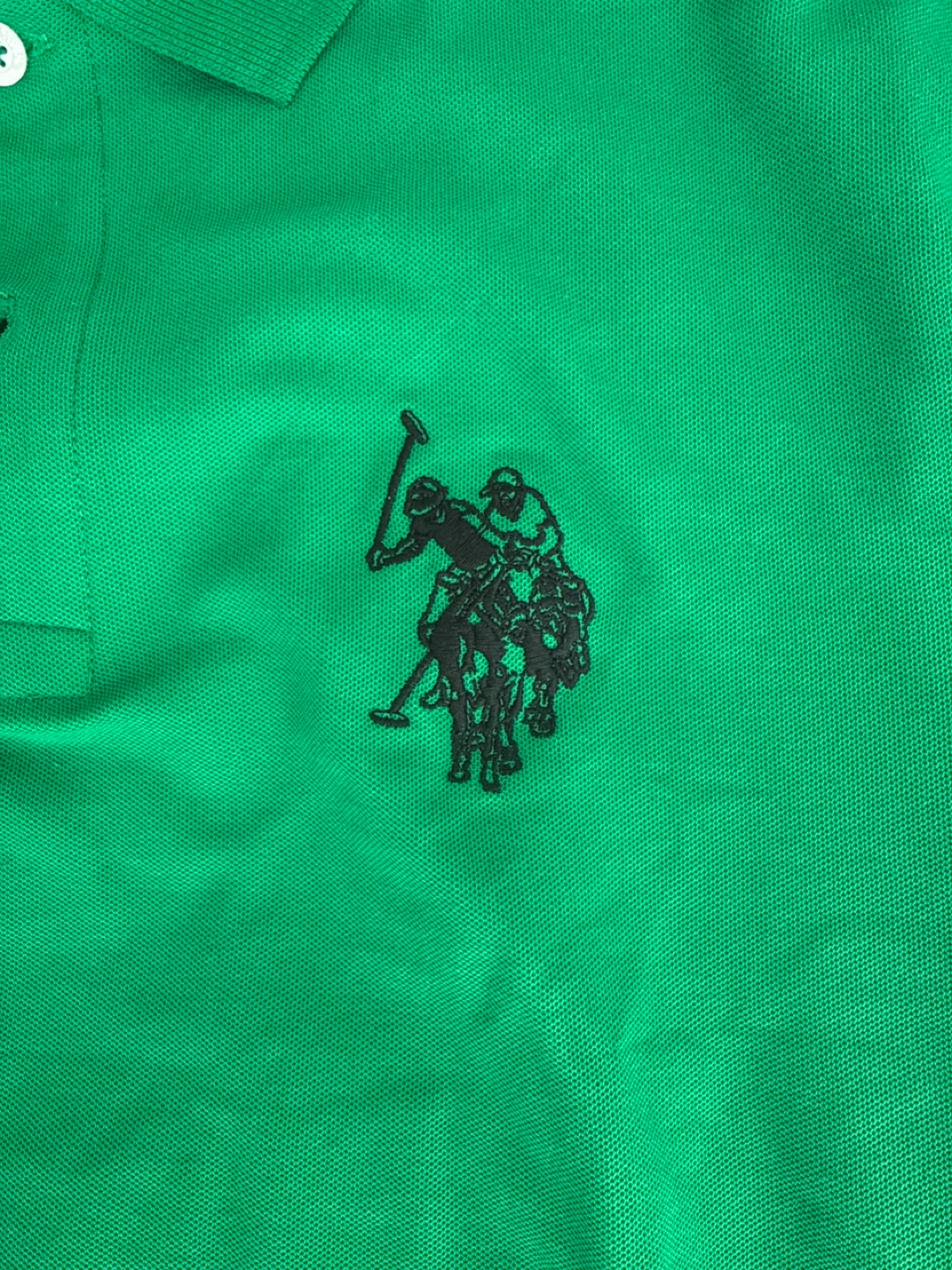 U.S. Polo Assn. Green Polo Shirt - Medium - photo 3