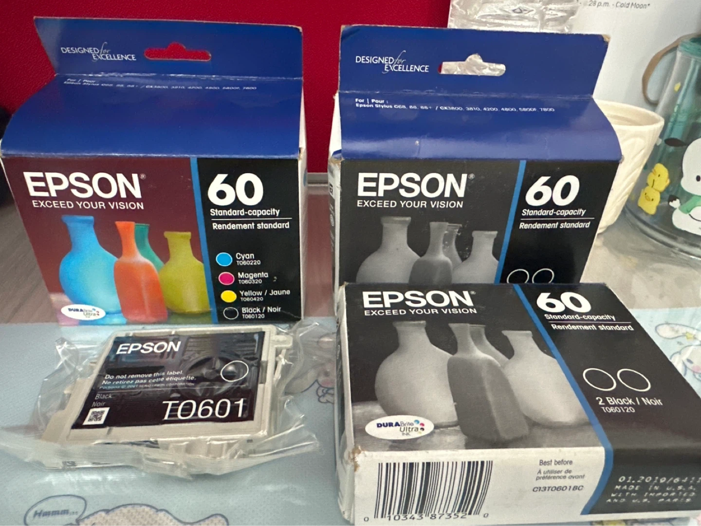 Epson 60 Standard-Capacity Ink Cartridges