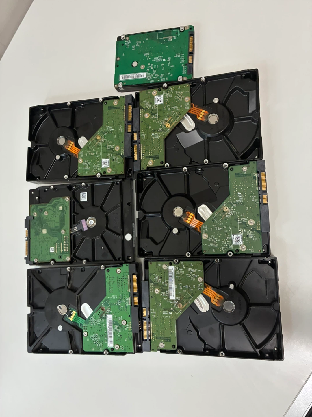 Lot of 7 Western Digital HDDs - $60 for All