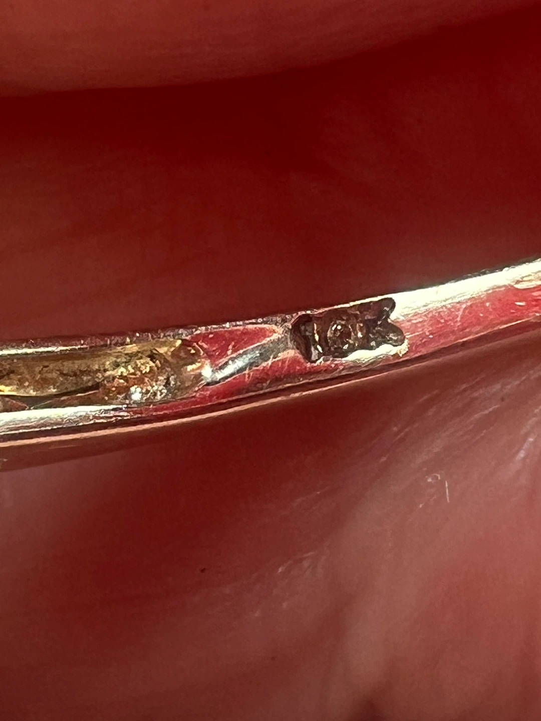 10 k Gold London blue Topaz Ring with Diamonds - photo 5