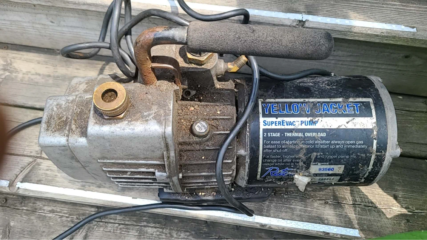 Yellow Jacket SuperEvac Pump 2 Stage Thermal Overload
