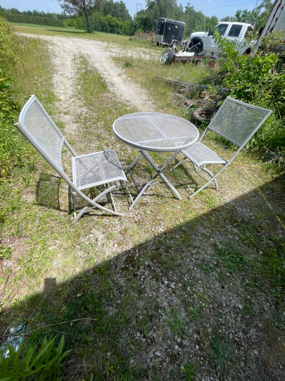 3 Piece Steel Bistro Set - photo 4