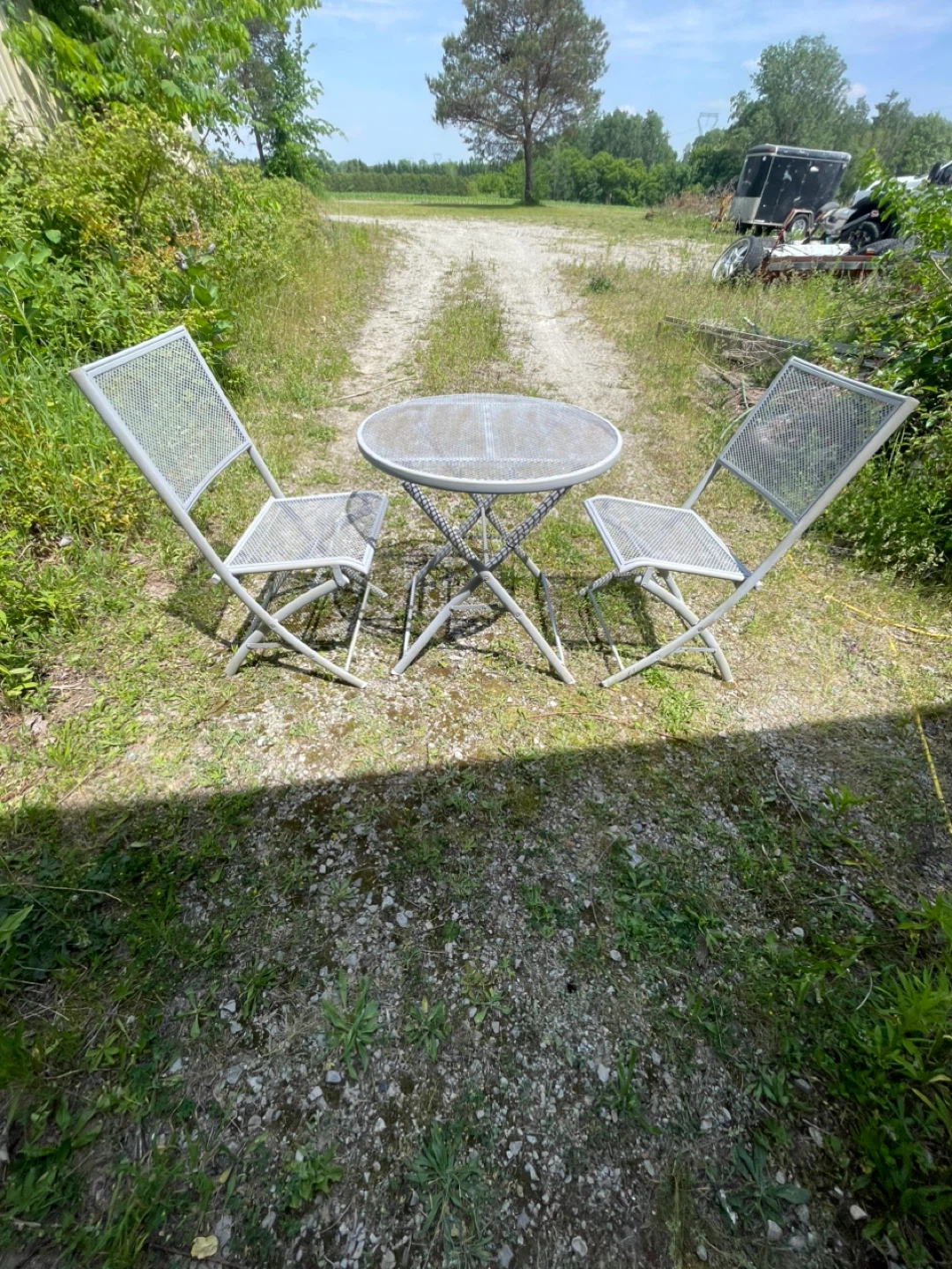 3 Piece Steel Bistro Set - photo 3
