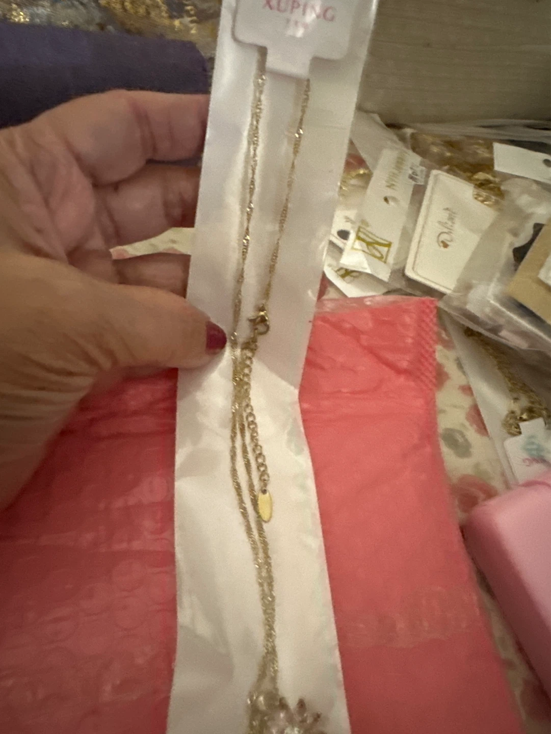 KUPING Gold laminatedFlower Pendant Necklace - photo 2