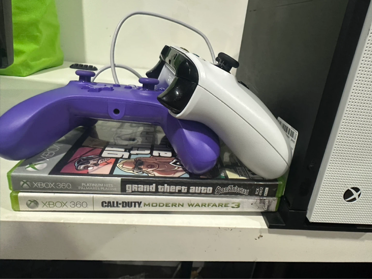 Xbox One S Console with Controllers and Games - photo 2