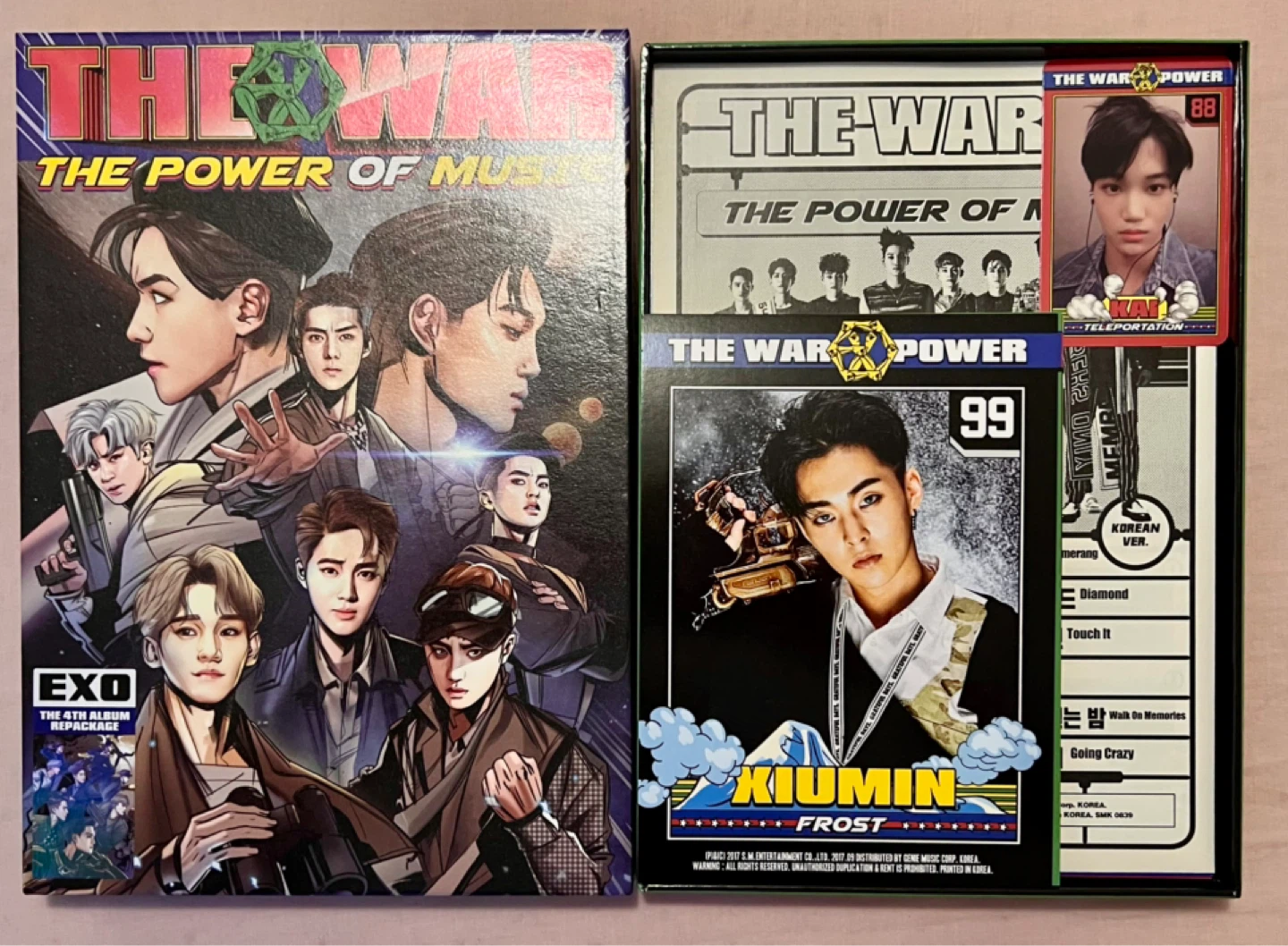 EXO The War: The Power of Music kpop album