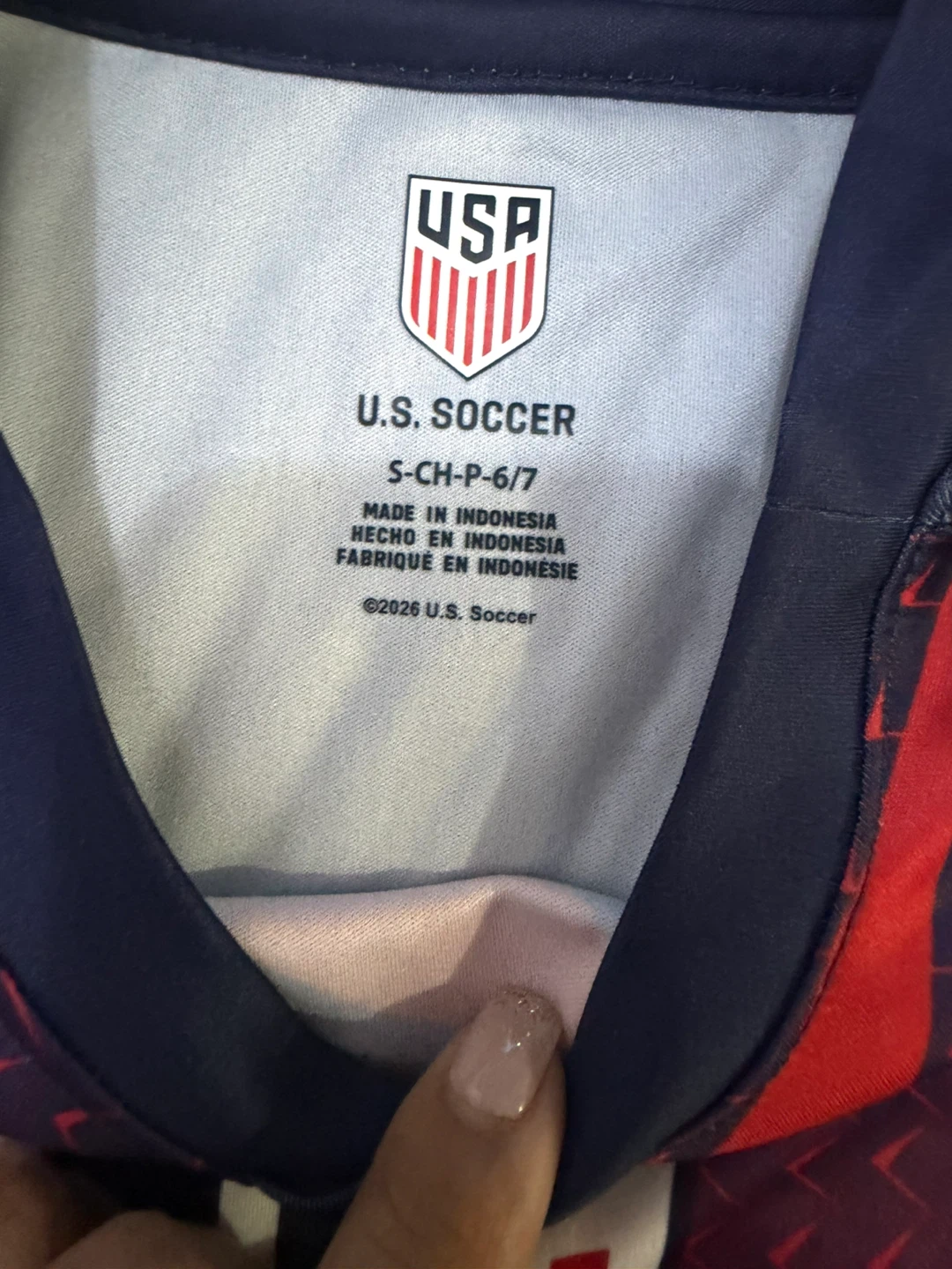 U.S. Soccer Youth Jersey - Size XS-CH-TP-4/5 - photo 4