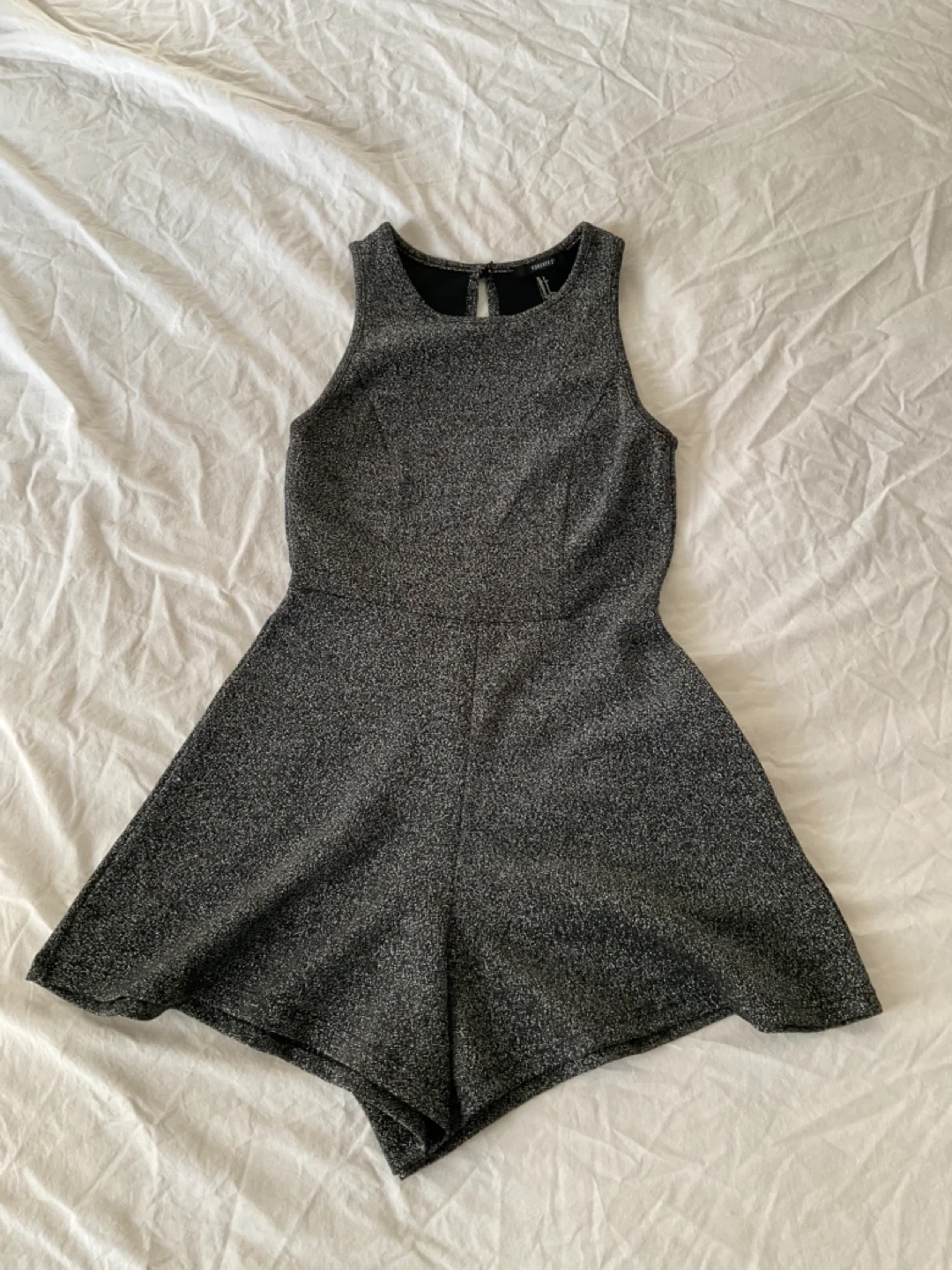 Forever 21 Sparkly Sleeveless Romper