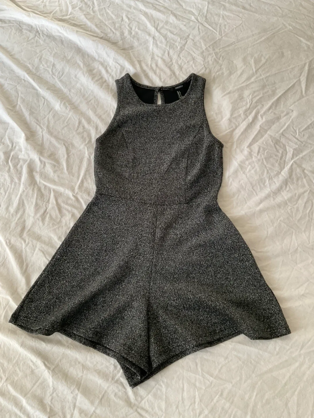 Forever 21 Sparkly Sleeveless Romper
