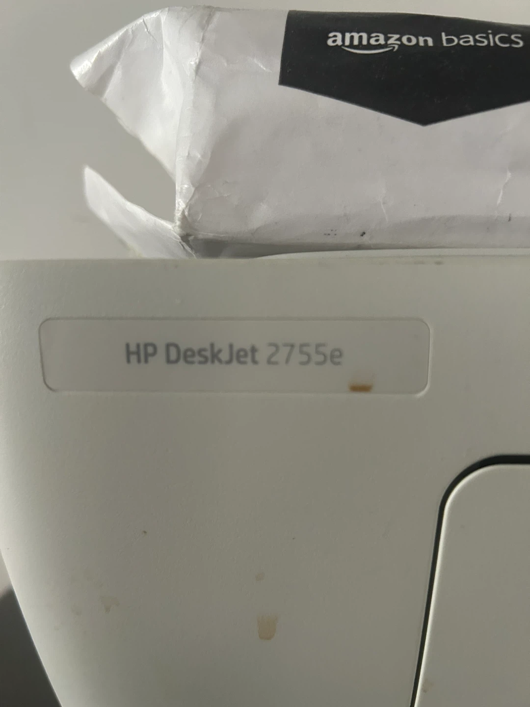 HP DeskJet 2755e Printer with Amazon Basics Copy Paper - photo 2