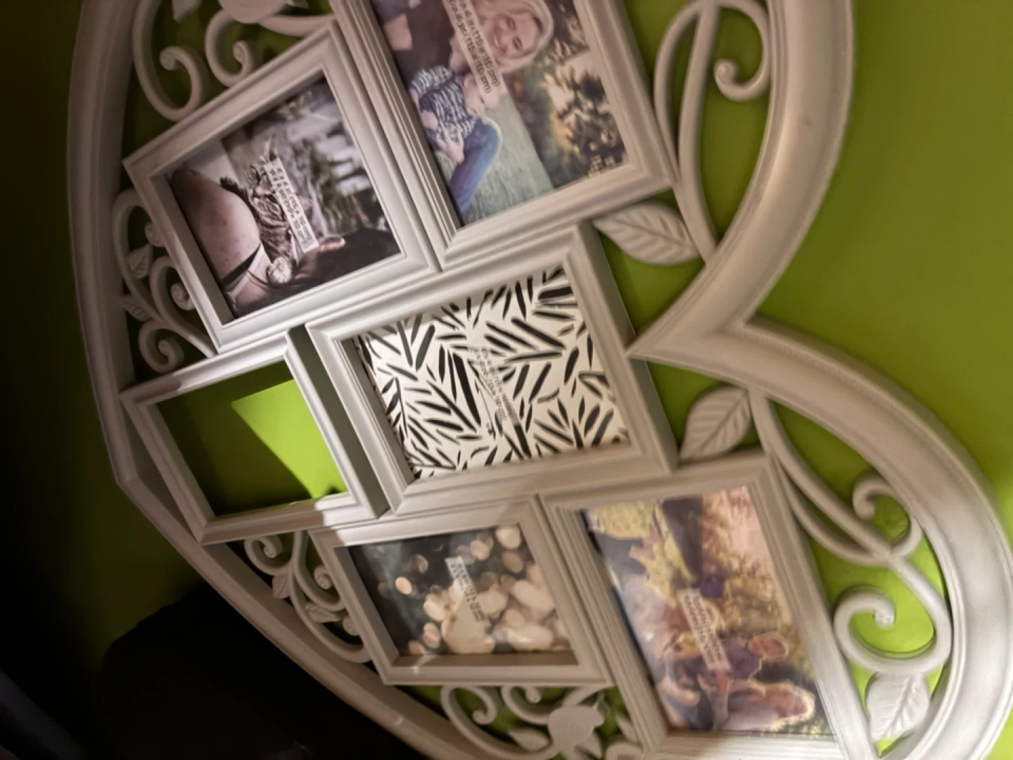 Heart-Shaped Multi Photo Frame