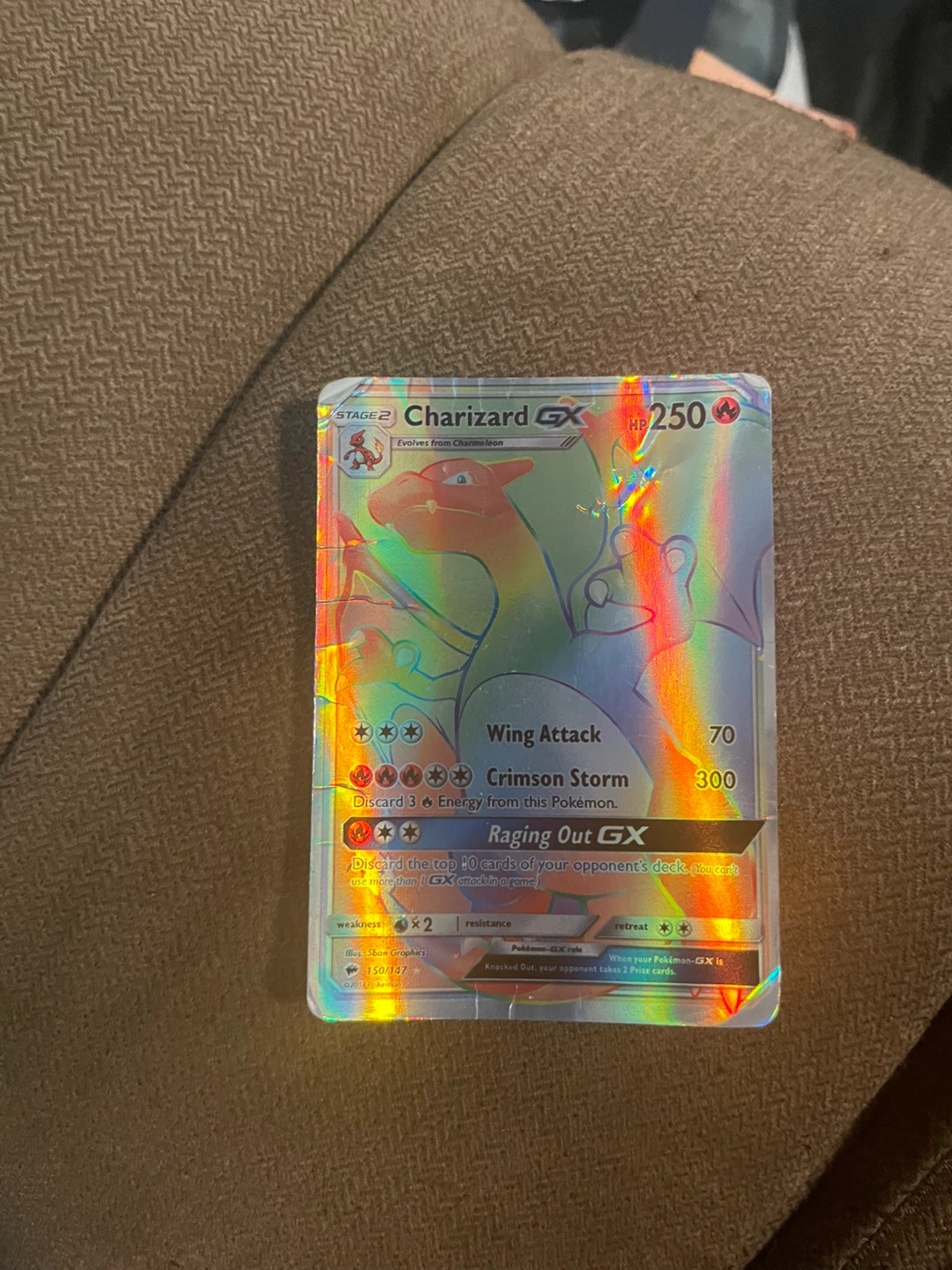 Pokemon Charizard GX #150 Card