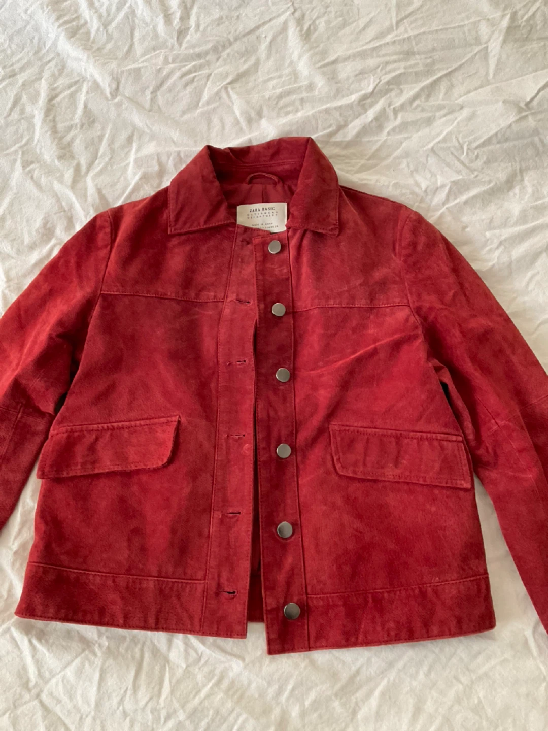 Zara Red Suede Jacket - photo 3