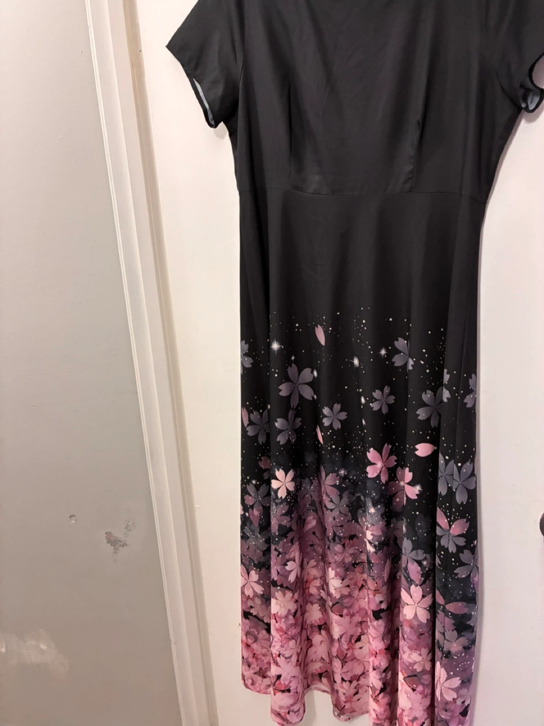 Black cherry blossom midi dress - photo 2