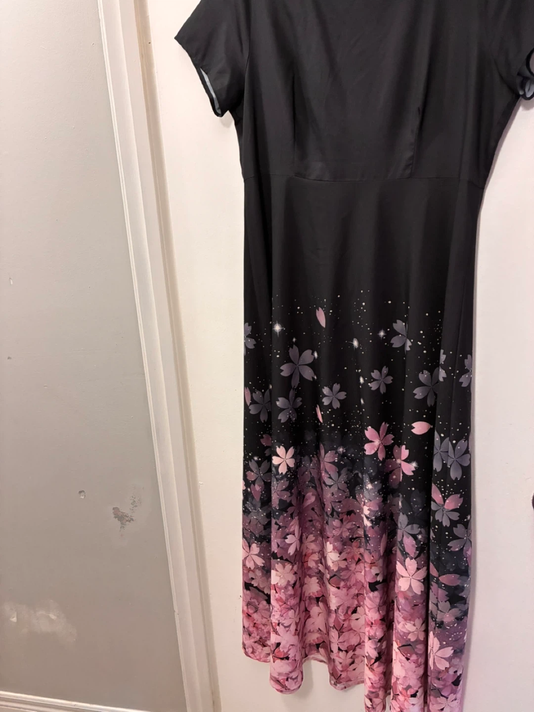 Black cherry blossom midi dress - photo 3