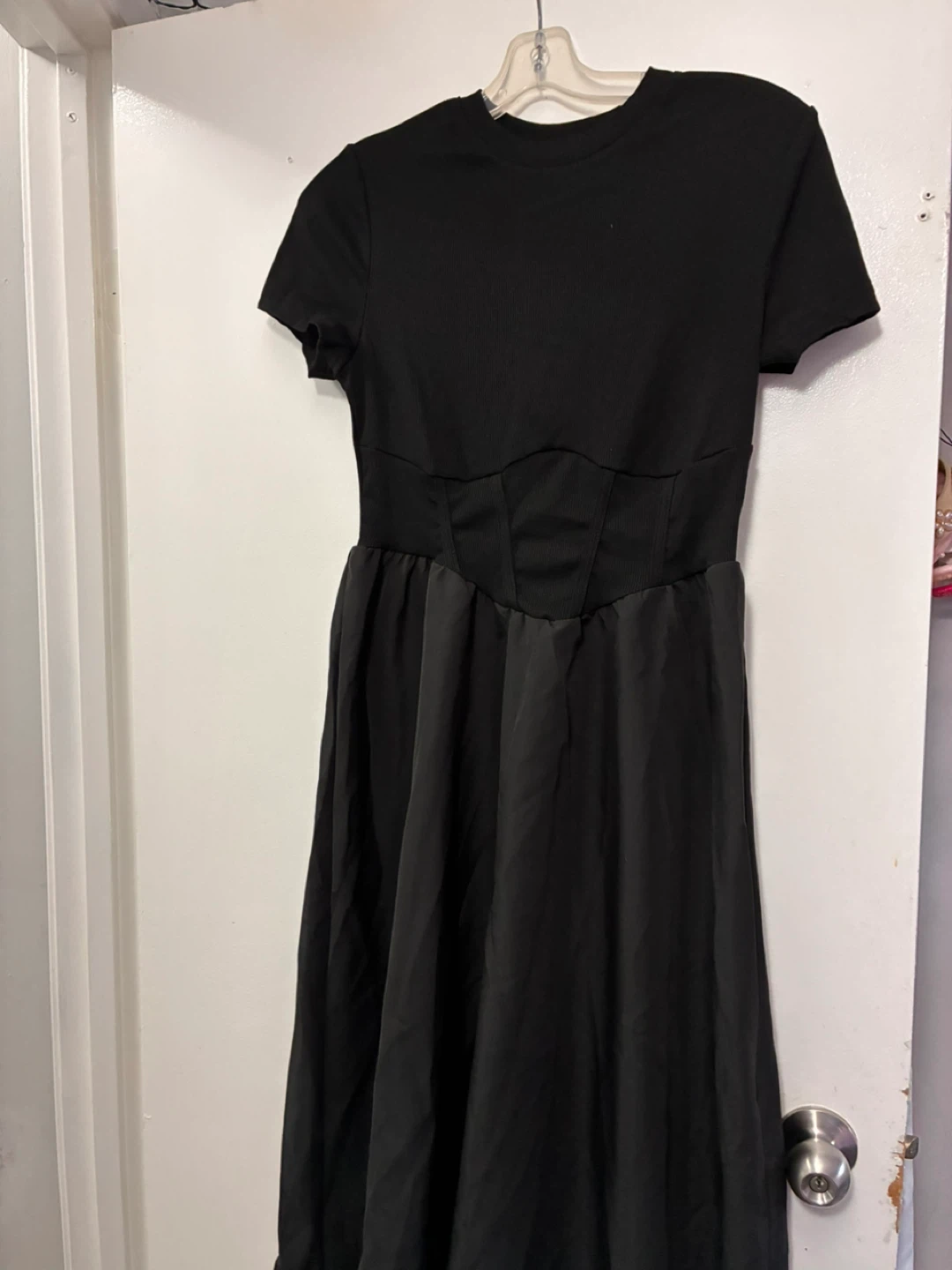 Black Corset Midi Dress - photo 2