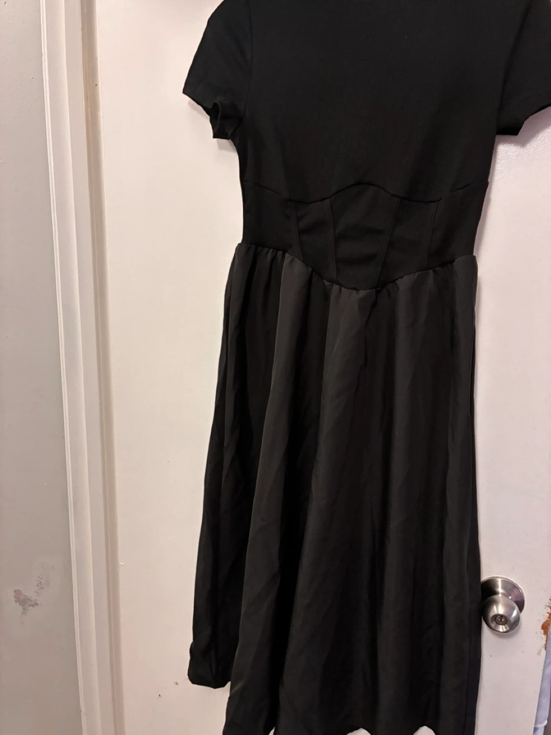 Black Corset Midi Dress - photo 3