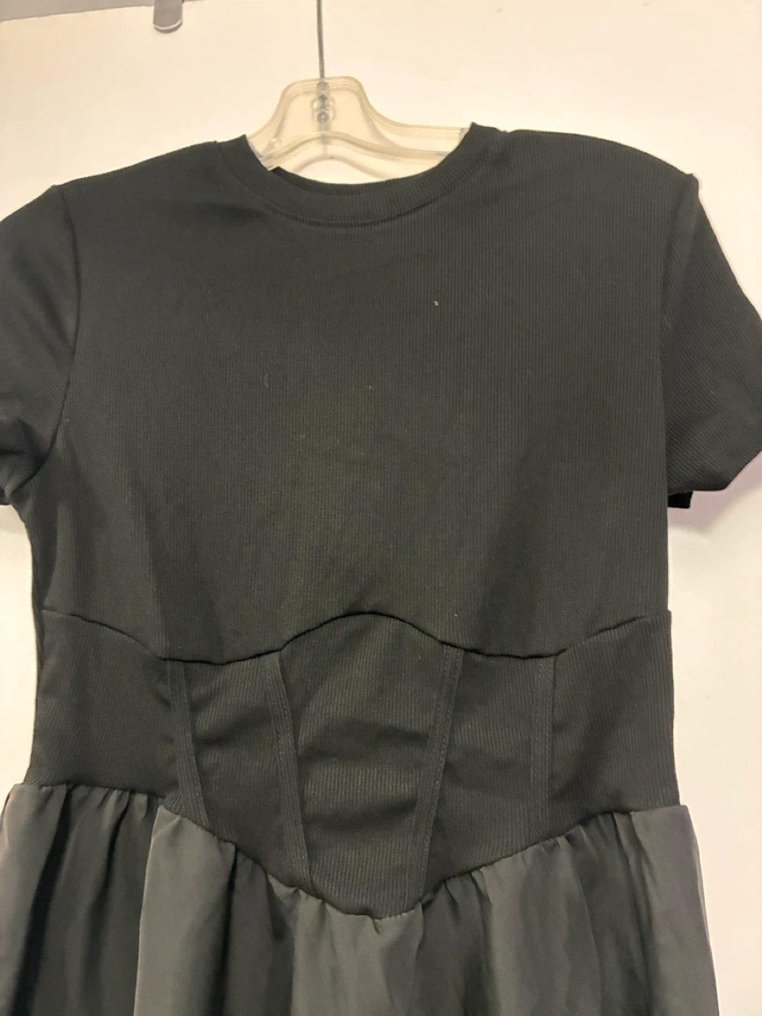 Black Corset Midi Dress