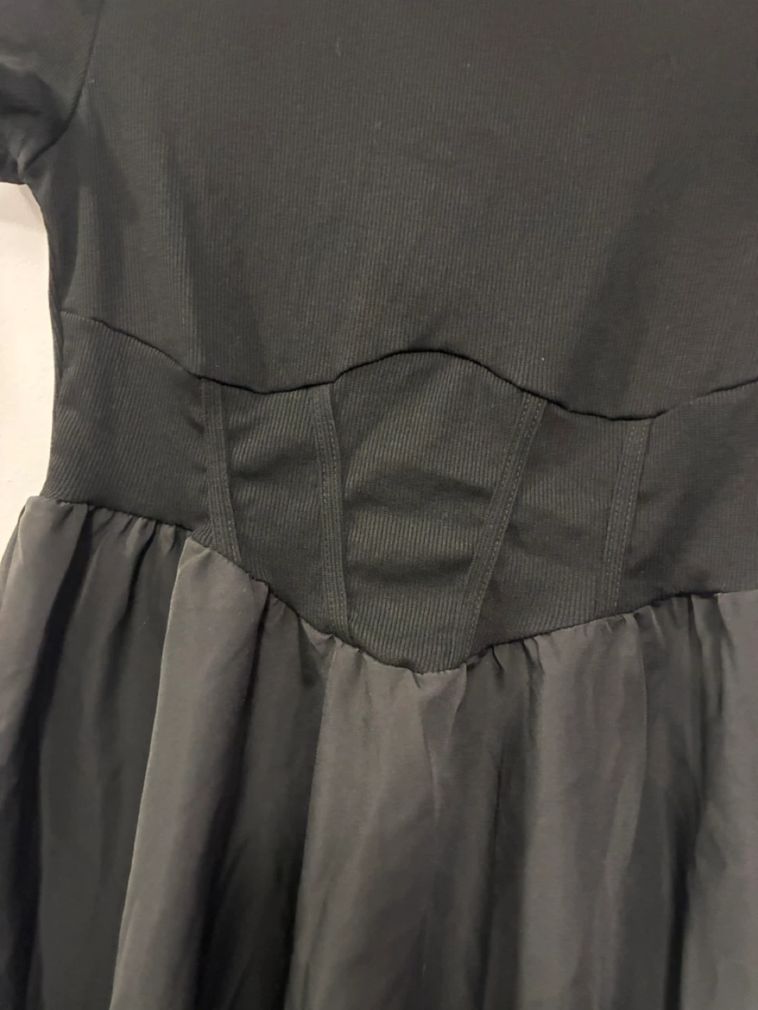 Black Corset Midi Dress - photo 4