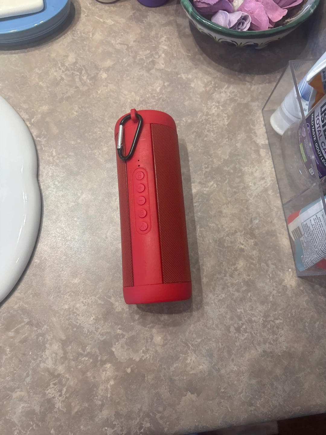 Red Portable Bluetooth Speaker with flashlight - photo 2