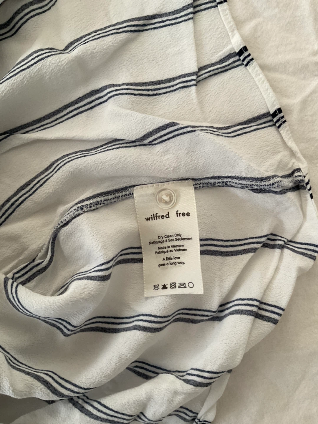 Wilfred Free Striped Button-Up Shirt - photo 4