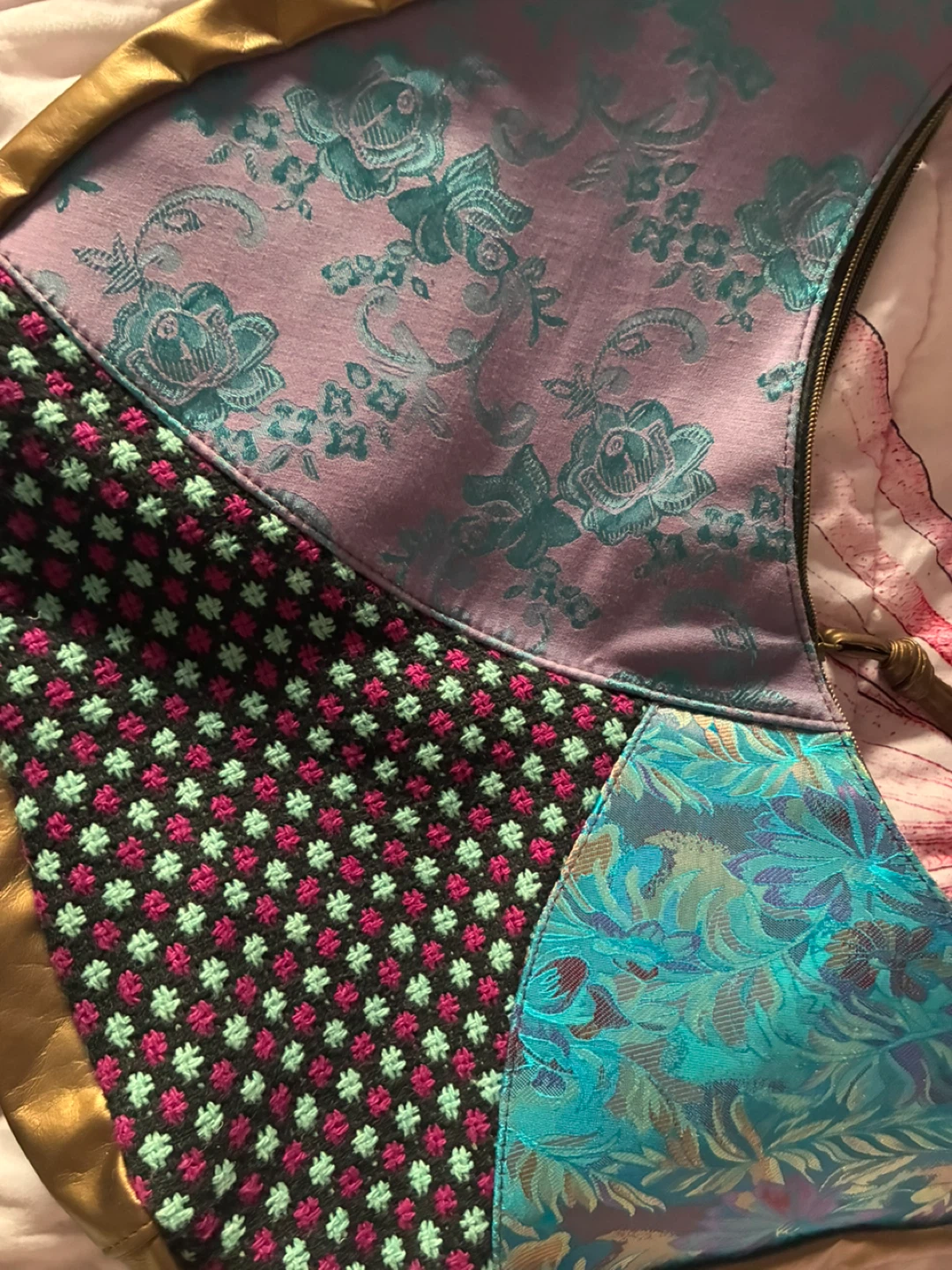 Unique Patchwork Shoulder Bag - photo 2