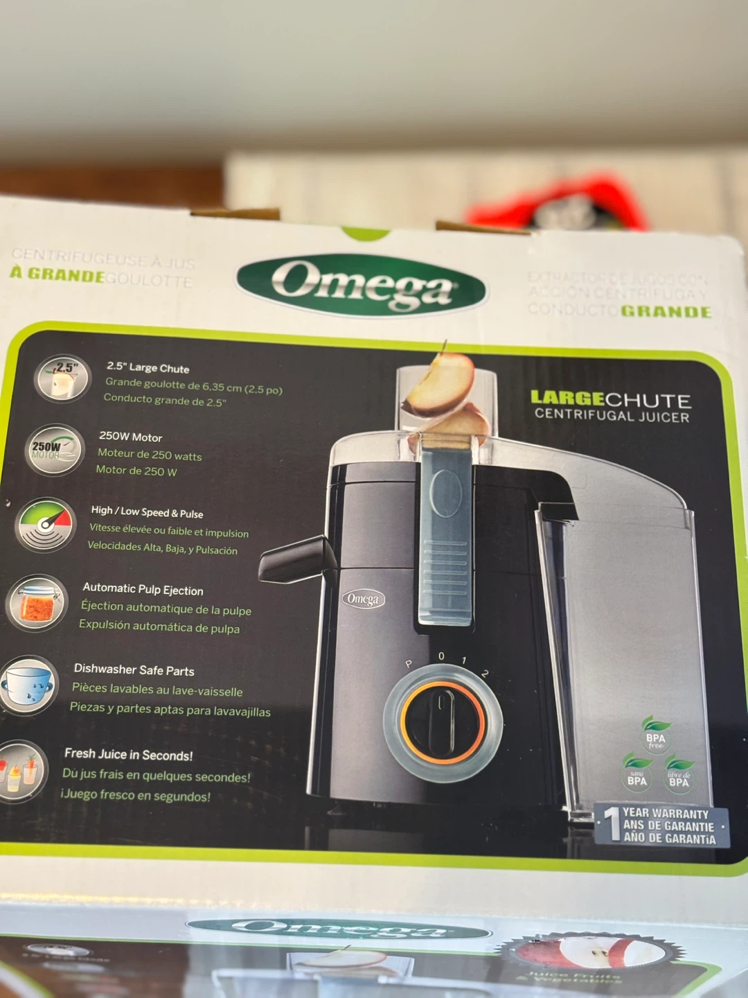 Omega Large Chute Centrifugal Juicer C2000B - photo 4